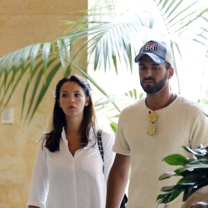 Exclusif - Nabilla Benattia et son compagnon Thomas Vergara en vacances à Las Vegas, le 7 août 2016.