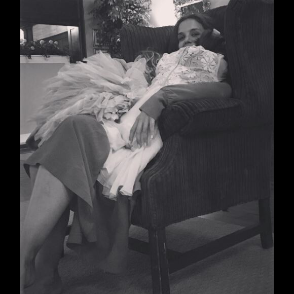 Katie Holmes a dévoilé des photos d'elle et de Suri lors de la fête d'anniversaire pour sa maman. Instagram, septembre 2016.