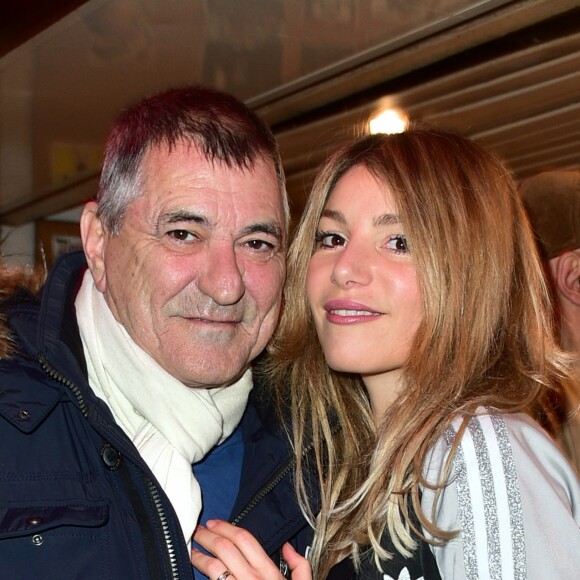 Exclusif - Jean-Marie Bigard et sa femme Lola Marois - Avant-première du film "Le Cabanon rose" au cinéma Le Desperado à Paris, le 1er février 2016. © Giancarlo Gorassini/Bestimage