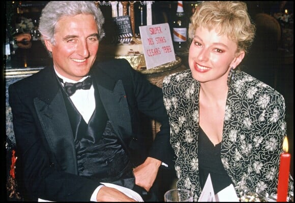 Jean-Loup Dabadie et Julie Arnold à Paris en 1989