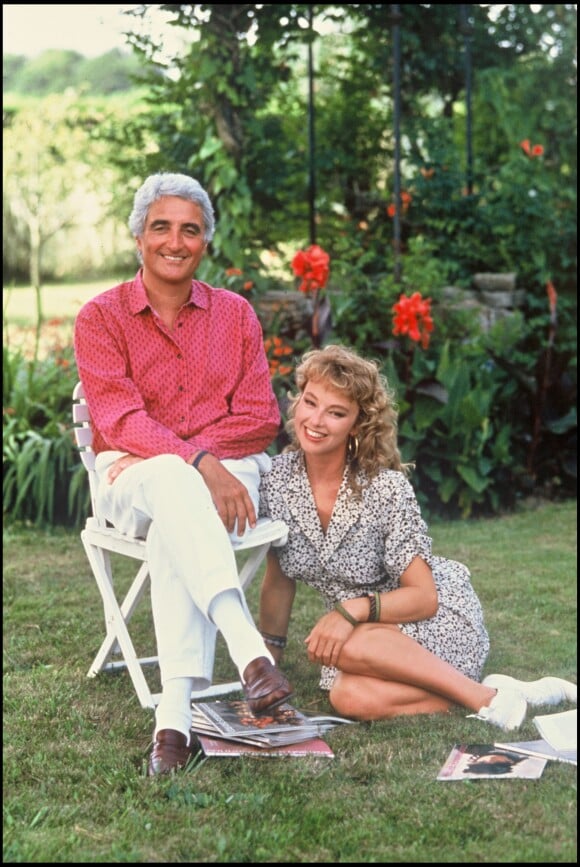 Jean-Loup Dabadie et Julie Arnold en 1988