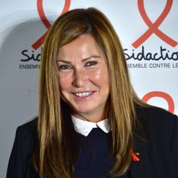 Evelyne Thomas - Soirée de lancement du Sidaction 2016 au Musée du Quai Branly à Paris le 7 mars 2016. © Giancarlo Gorassini/Bestimage