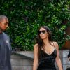 Kanye West et Kim Kardashian quittent leur appartement Airbnb à New York, le 14 septembre 2016.