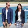 La duchesse Catherine de Cambridge lookée à la coule le 2 septembre 2016 pour une courte visite dans les Îles Scilly.