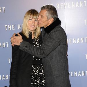 Nagui et sa femme Melanie Page - Avant-première du film "The Revenant" au Grand Rex à Paris, le 18 janvier 2016. © Coadic Guirec/Bestimage