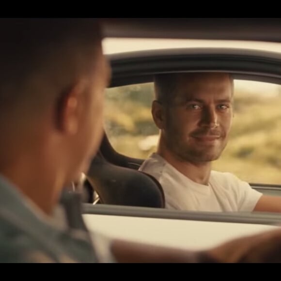 Paul Walker dans l'ultime scène de Fast & Furious 7.