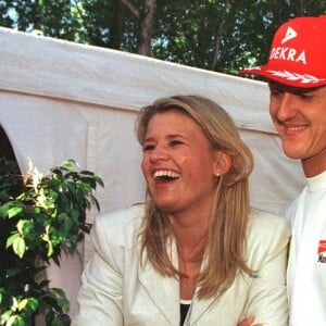 Michael Schumacher et Corinna à Maranello en juin 1997