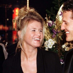 Michael Schumacher et sa femme Corinna au gala de la FIA à Monaco en décembre 1998