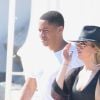 Exclusif - Khloe Kardashian et son présumé nouveau compagnon le joueur de la NBA Tristan Thompson sont en vacances avec des amis sur la plage à Cabo San Lucas, le 5 septembre 2016. E