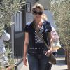 Katherine Heigl enceinte est allée déjeuner avec sa mère Nancy à Los Feliz, le 9 septembre 2016