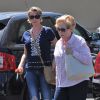 Katherine Heigl enceinte est allée déjeuner avec sa mère Nancy à Los Feliz, le 9 septembre 2016