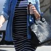 Katherine Heigl enceinte à la sortie d'un salon de manucure à Los Angeles, le 15 août 2016
