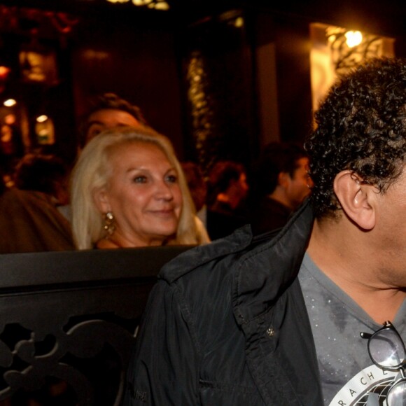 Smaïn et Patrick Timsit à la soirée du 20ème anniversaire du Buddha Bar à Paris, France, le 22 septembre 2016. © Rachid Bellak