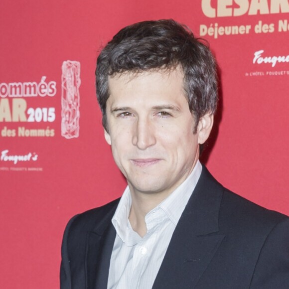 Guillaume Canet au déjeuner des nommés aux César 2015 organisé au Fouquet's, à Paris, le 7 février 2015