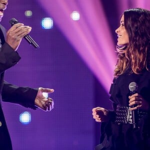 Exclusif - Seal et la chanteuse Jenifer Bartoli - Répétitions sur le plateau de l'émission "Bercy fête ses 30 ans - Le concert anniversaire" diffusée le 4 décembre 2015 sur TF1 en primetime à l'AccorHotels Arena à Paris, le 3 décembre 2015.