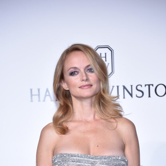 Heather Graham durant le photocall de la soirée AmfAR à Milan en Italie, le 24 septembre 2016