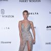 Jasmine Sanders durant le photocall de la soirée AmfAR à Milan en Italie, le 24 septembre 2016