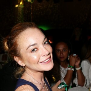 Lindsay Lohan lors de la soirée d'anniversaire "Fawaz's Folies" pour les 64 ans de Fawaz Gruosi (de Grisogono) à la Cala di Volpe à Porto-Cervo, Sardaigne, Italie, le 8 août 2016. © Agence/Bestimage