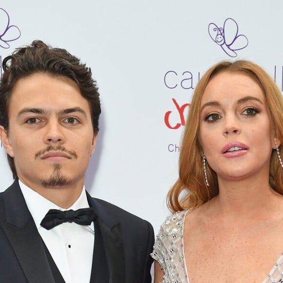 Lindsay Lohan et son compagnon Egor Tarabasov au "Butterfly Ball" au profit de l'association caritative "Caudwell Children" au Grosvenor House Hotel à Londres. Le 22 juin 2016