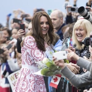 Le prince William et Kate Middleton, duc et duchesse de Cambridge, sont arrivés à Vancouver le 25 septembre 2016 pour le deuxième jour de leur visite officielle au Canada.