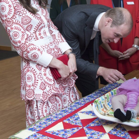 Le prince William et Kate Middleton, duc et duchesse de Cambridge, ont visité l'association Sheway à Vancouver le 25 septembre 2016, au deuxième jour de leur voyage officiel au Canada.