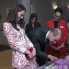 Le prince William et Kate Middleton, duc et duchesse de Cambridge, ont visité l'association Sheway à Vancouver le 25 septembre 2016, au deuxième jour de leur voyage officiel au Canada.