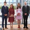 Kate Middleton et le prince William lors d'une réception organisée par le premier ministre Justin Trudeau et sa femme Sophie avec des athlètes olympiques à Telus Garden à Vancouver, le 25 septembre 2016.