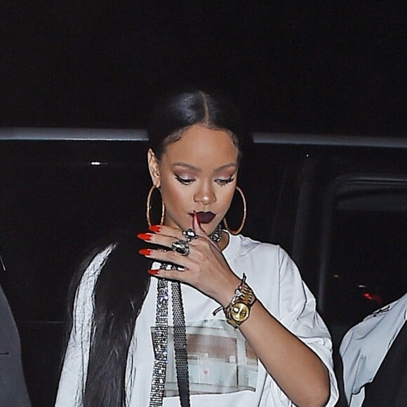 Rihanna et Cara Delevingne au Cipriani Wall Street à New York. Le 24 septembre 2016.