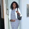 La chanteuse Tatyana Ali, enceinte, à Los Angeles le 4 août 2016.