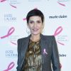 Exclusif - Cristina Córdula à la soirée de lancement "Octobre Rose" pour soutenir l'association contre le cancer du sein et remise du prix Estée Lauder au Café de l'Homme à Paris. Le 26 septembre 2016 © Olivier Borde