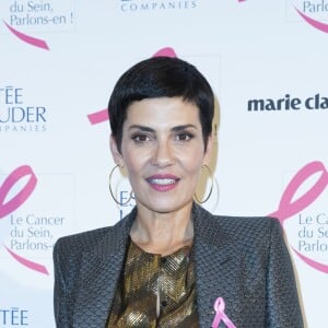 Exclusif - Cristina Córdula à la soirée de lancement "Octobre Rose" pour soutenir l'association contre le cancer du sein et remise du prix Estée Lauder au Café de l'Homme à Paris. Le 26 septembre 2016 © Olivier Borde