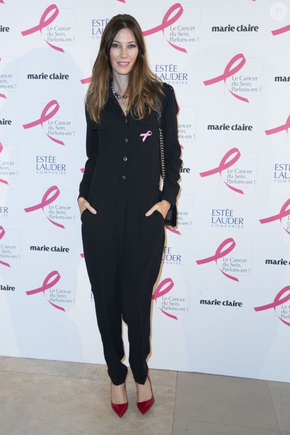 Exclusif - Mareva Galanter à la soirée de lancement "Octobre Rose" pour soutenir l'association contre le cancer du sein et remise du prix Estée Lauder au Café de l'Homme à Paris. Le 26 septembre 2016 © Olivier Borde