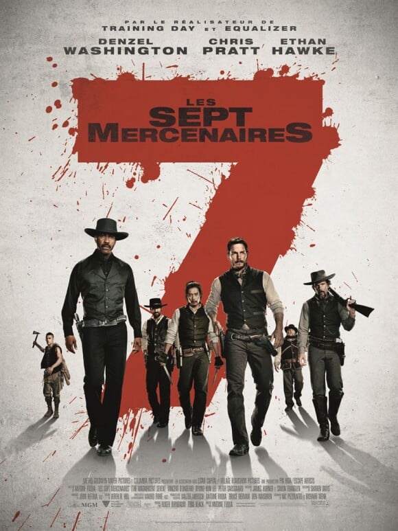 Affiche du film Les Sept Mercenaires en salles le 28 septembre 2016