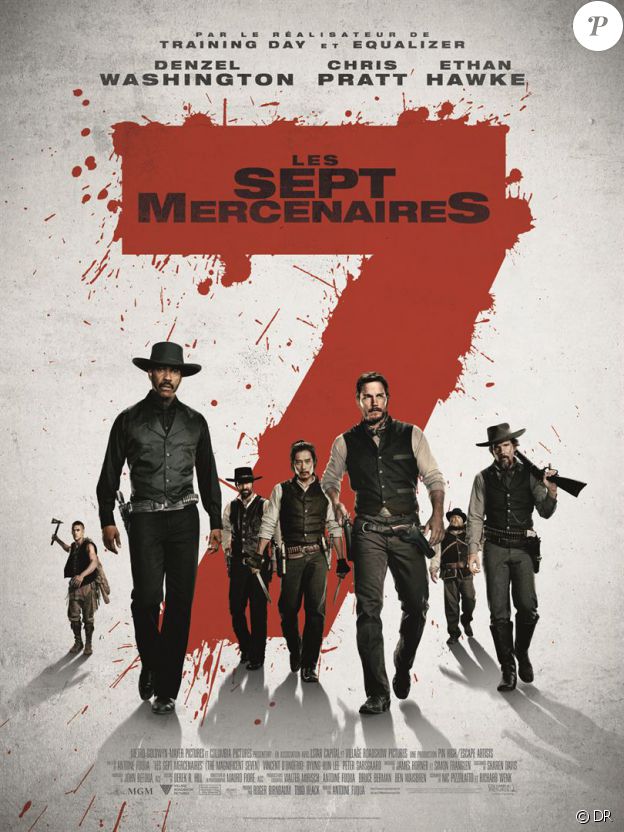 Affiche du film Les Sept Mercenaires en salles le 28 septembre 2016