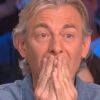 Gilles Verdez, les larmes aux yeux en apprenant qu'il va participer à la prochaine saison de "Koh-lanta", dans "Touche pas à mon poste", mardi 27 septembre 2016