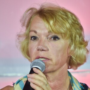 Brigitte Lahaie - 17ème édition du festival Solidays sur l'hippodrome de Longchamp à Paris le 27 juin 2015.