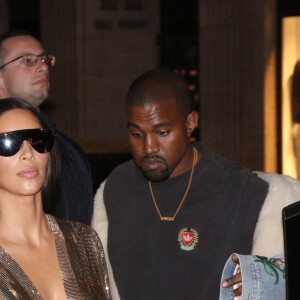 Exclusif - Kim Kardashian et Kanye West se rendent au restaurant "Le Costes" à Paris, le 29 septembre 2016.