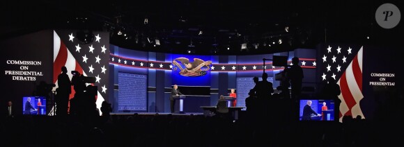 Donald Trump et Hillary Clinton lors du premier débat télévisé, à la Hofstra University à New York, le 26 septembre 2016