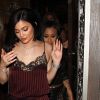 Kylie Jenner arrive au restaurant "Nice Guy" à West Hollywood le 15 juillet 2016.