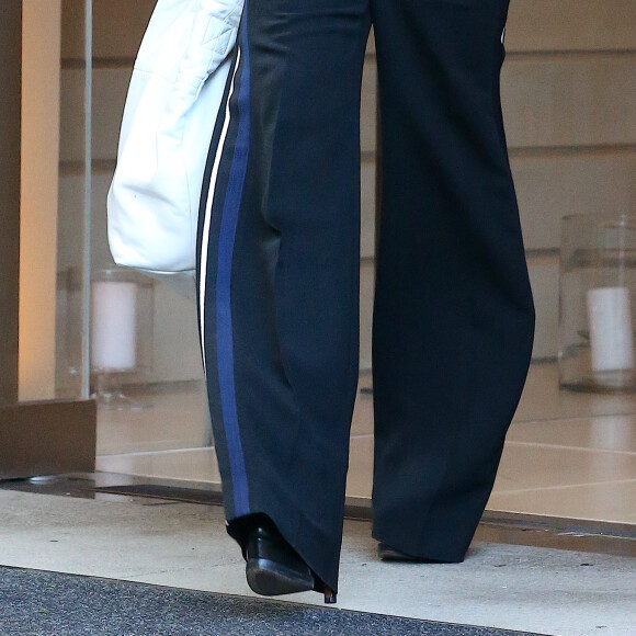 Victoria Beckham à la sortie de son hôtel à New York, le 10 septembre 2016