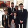 Victoria et David Beckham aux côtés de leurs enfants