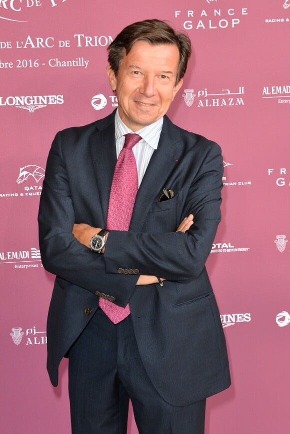 Gilles Pélisson au 95ème Qatar Prix de l'Arc de Triomphe à l'Hippodrome de Chantilly le 2 octobre 2016.