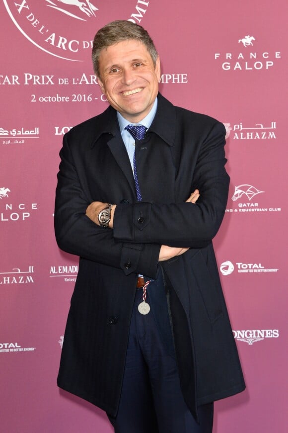 Juan-Carlos Capelli au 95ème Qatar Prix de l'Arc de Triomphe à l'Hippodrome de Chantilly le 2 octobre 2016.