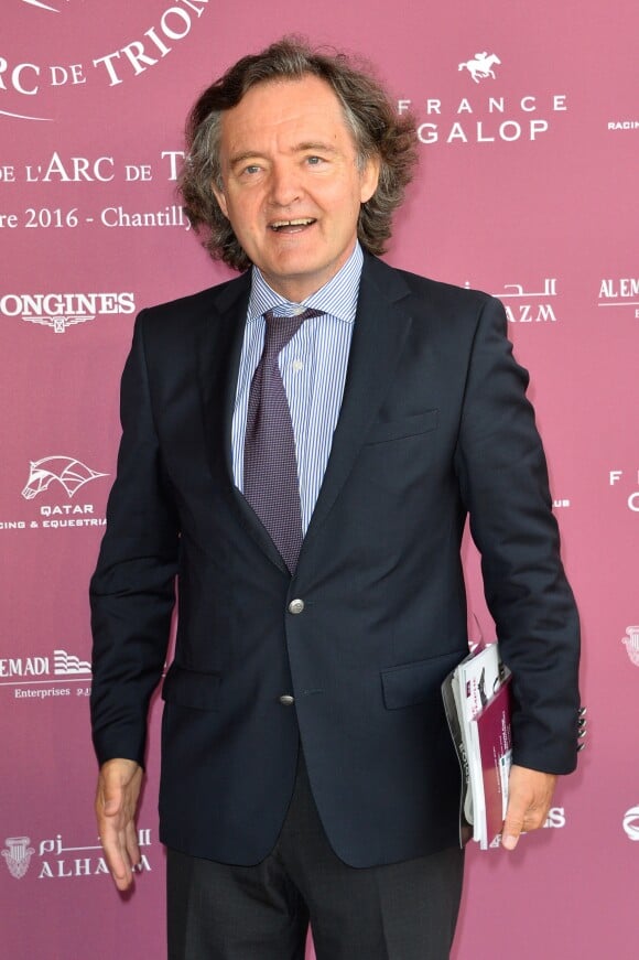 Pierre-Emmanuel Taittinger au 95ème Qatar Prix de l'Arc de Triomphe à l'Hippodrome de Chantilly le 2 octobre 2016.