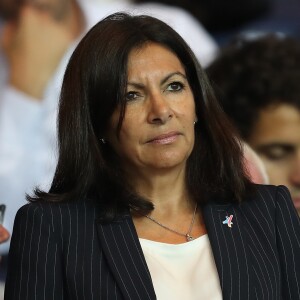 Anne Hidalgo - People au match de Ligue des champions Psg contre Arsenal au Parc des Princes à Paris le 13 septembre 2016.