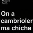 Malik s'exprime sur Snapchat le 4 octobre 2016.