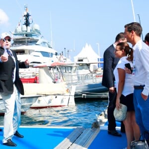 Le prince Albert II de Monaco lors de l'inauguration du 26e Monaco Yacht Show le 29 septembre 2016. © Claudia Albuquerque / Bestimage