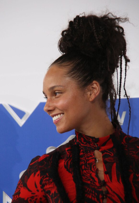 Alicia Keys à la soirée des MTV Video Music Awards 2016 à Madison Square Garden à New York, le 28 août 2016.