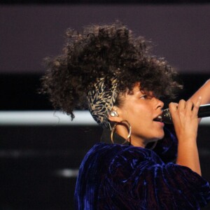 Alicia Keys lors de la Convention Nationale Démocrate à Philadelphie, le 26 juillet 2016.