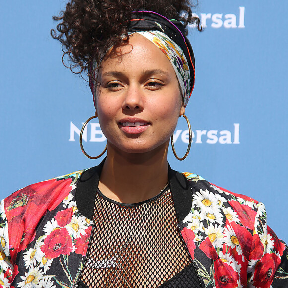 Alicia Keys au photocall de l'événement "NBC Universal Upfront" au Rockfeller Center à New York le 16 mai 2016. 